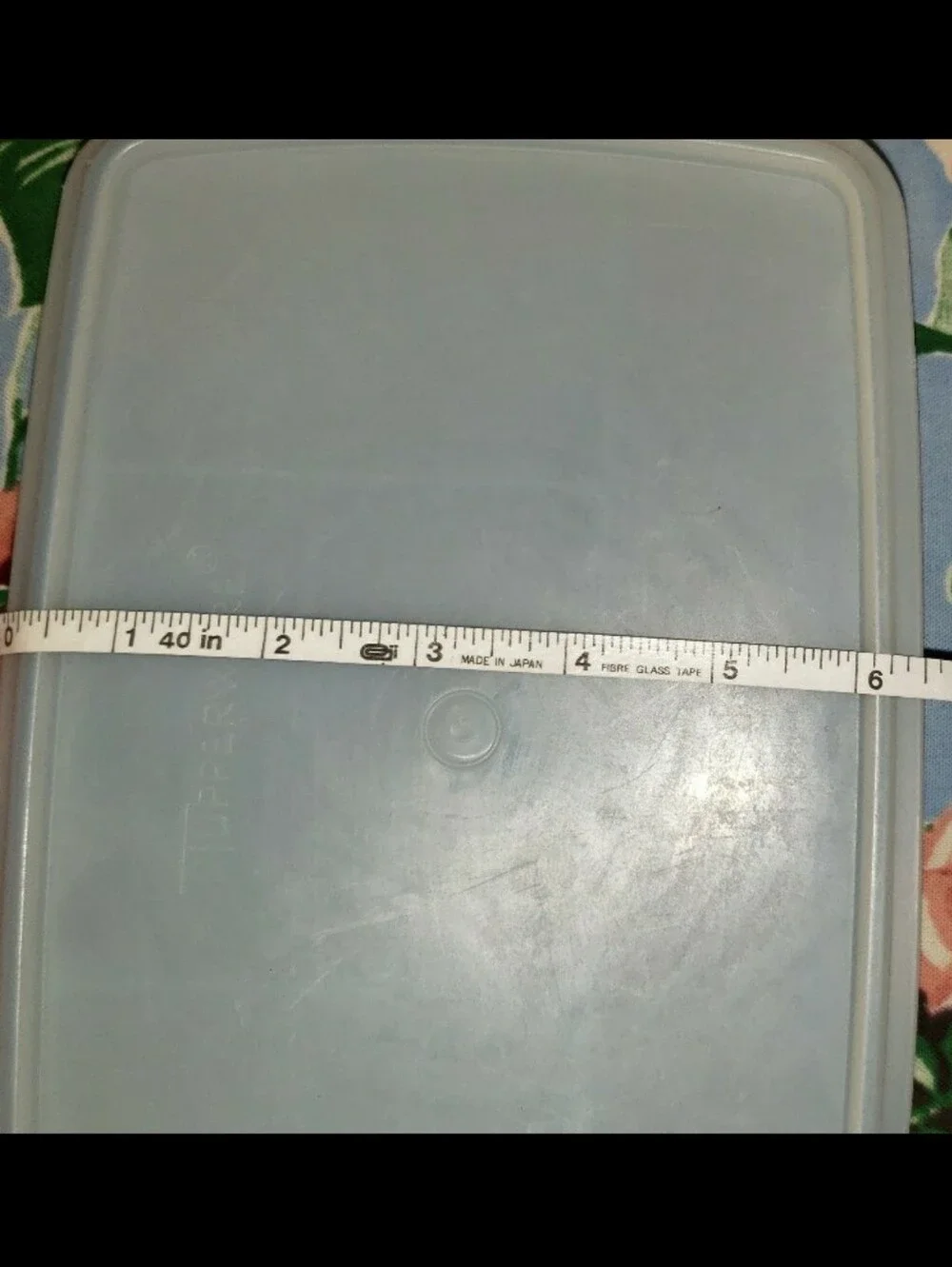 Tupperware vintage blue
